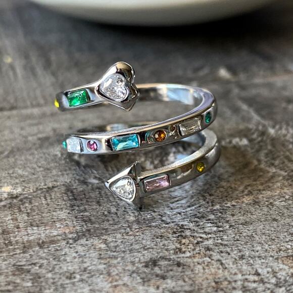 NEW Multi Gemstone Stack Ring - Picture 10 of 12